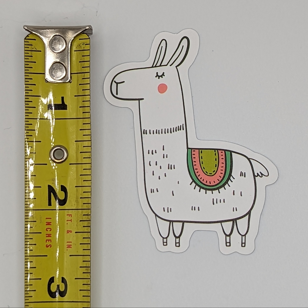 Llama Sticker - Picture 2 of 2